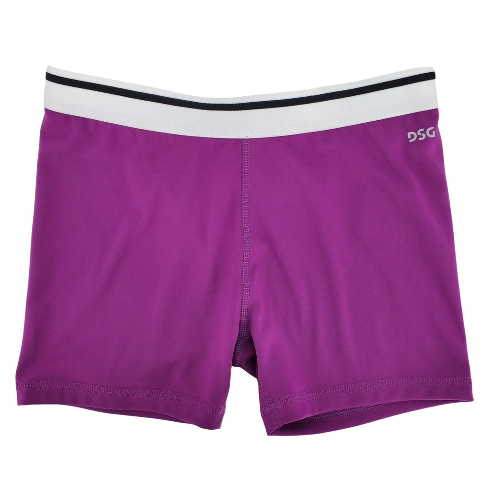 DSG Girls Size‎ Medium Momentum Mid Rise Shortie Vibrant Violet Athletic Shorts